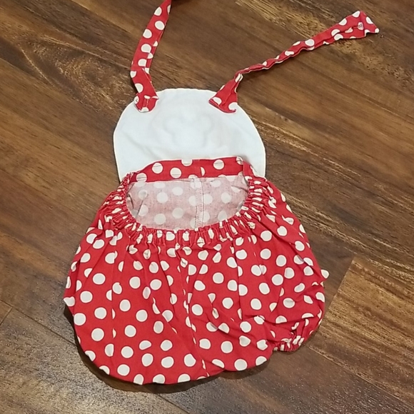 Minnie Mouse Red White Black bubble size 3-6 month - Picture 2 of 2
